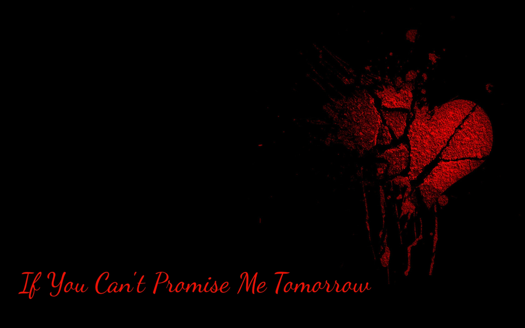 If You Can't Promise Me Tomorrow by Jason Beil